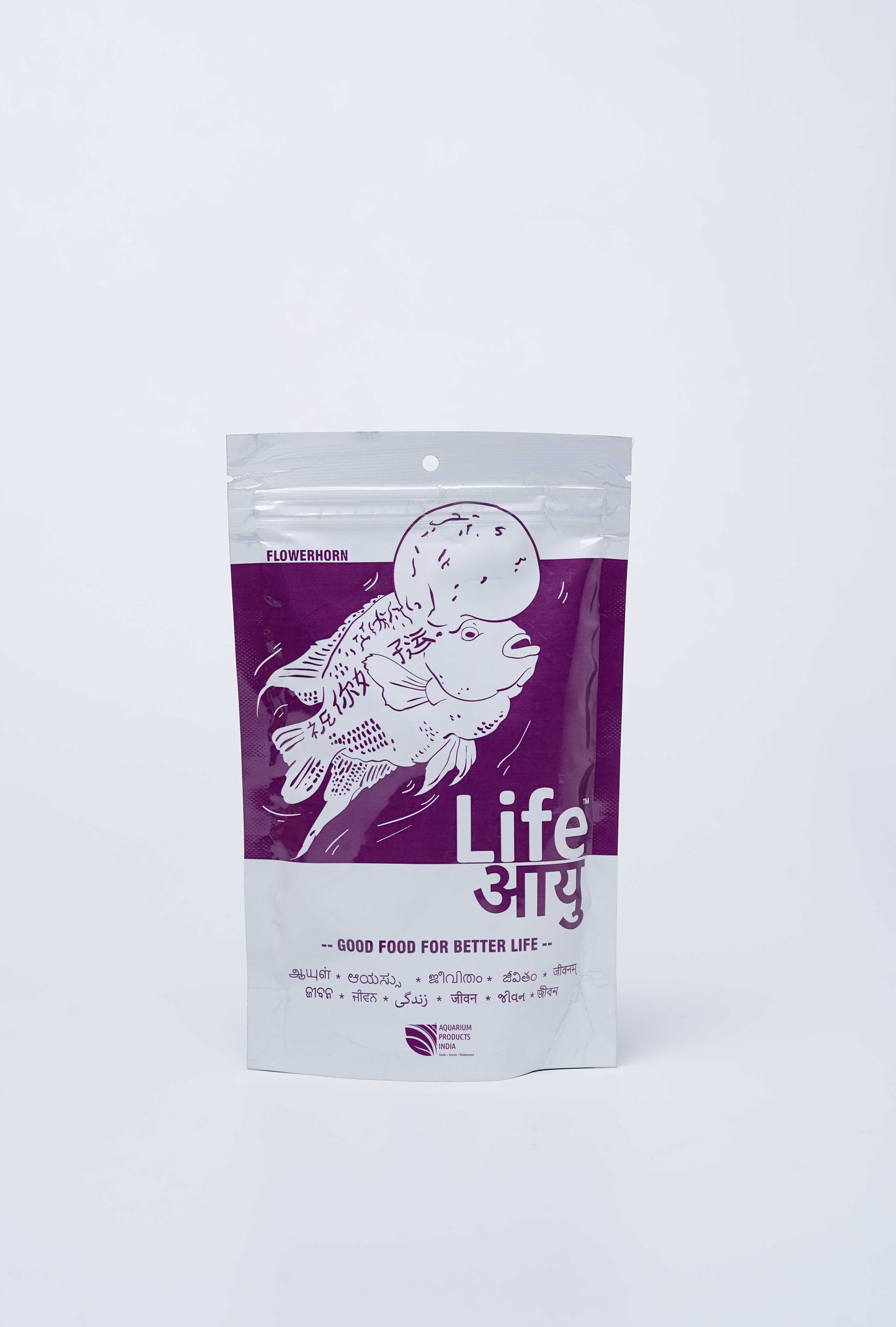 life aayu flowerhorn fish food large