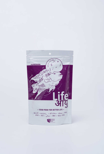 life aayu flowerhorn fish food medium
