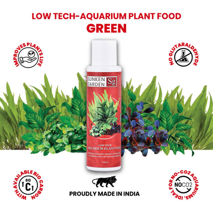 Sunken Garden Green – All-in-One Aquarium Plant Fertilizer | CO₂ & Non-CO₂ Compatible | Anti-Algae Formula
