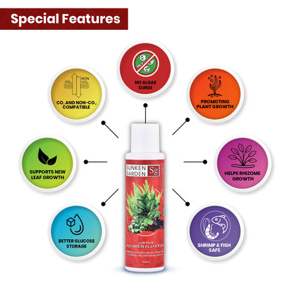 Sunken Garden Green – All-in-One Aquarium Plant Fertilizer | CO₂ & Non-CO₂ Compatible | Anti-Algae Formula