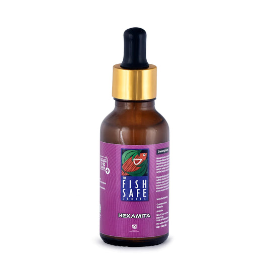 The Fish Safe Hexamita | Advanced Internal Parasite Treatment | For Cichlids & Tropical Fish | 30ml