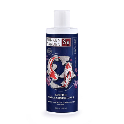 Sunken Garden Koi Fish Water Conditioner – pH Balance • Chlorine Removal • Bacteria Boost • Digestive Support | For Indian Koi & Pond Water