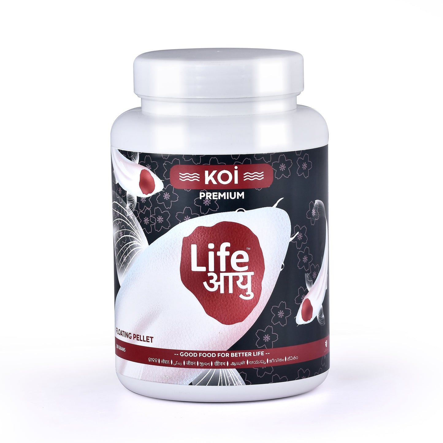 Life  Aayuh Koi Premium Fish Feed  500gm