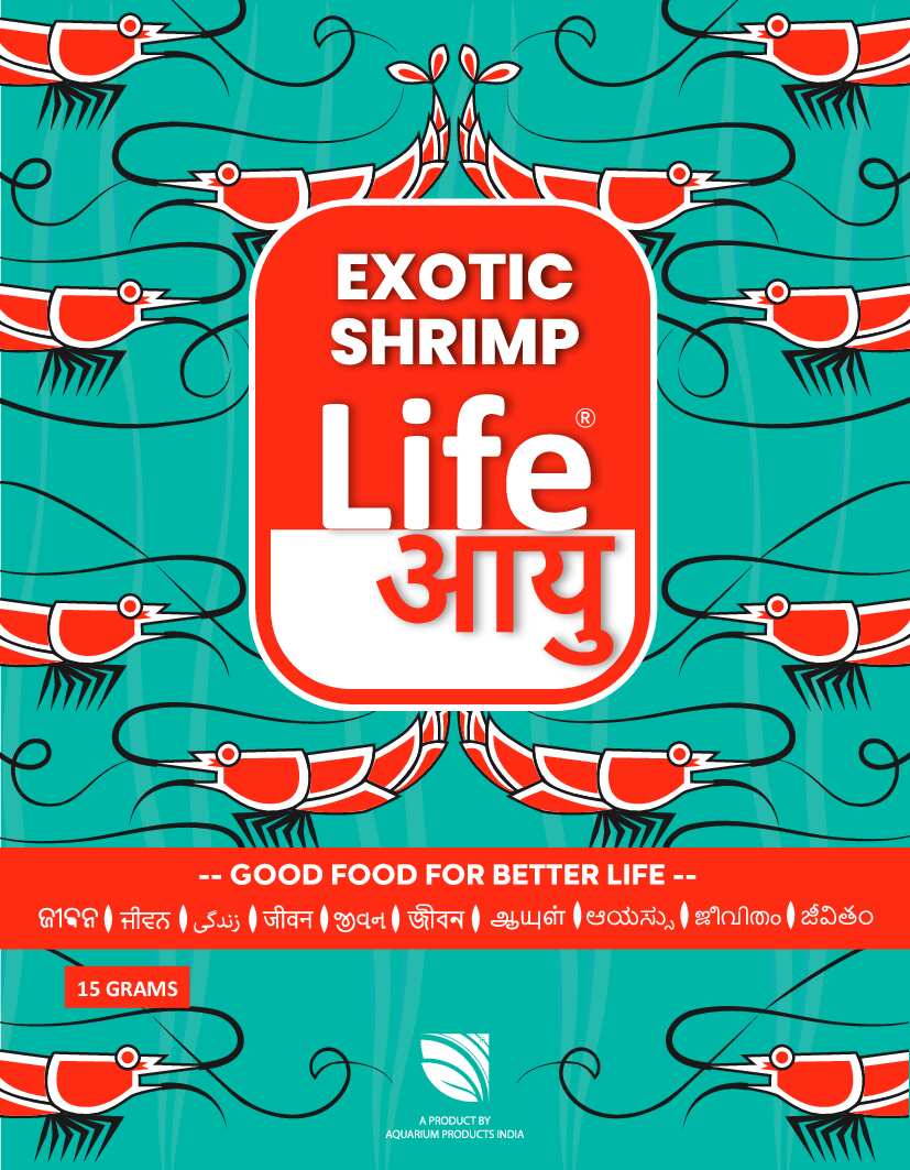 Life Aayu Shrimp Exotic Food 15g (front cover)