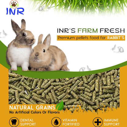 INR'S Farm Fresh Premium Rabbit Pellets Food
