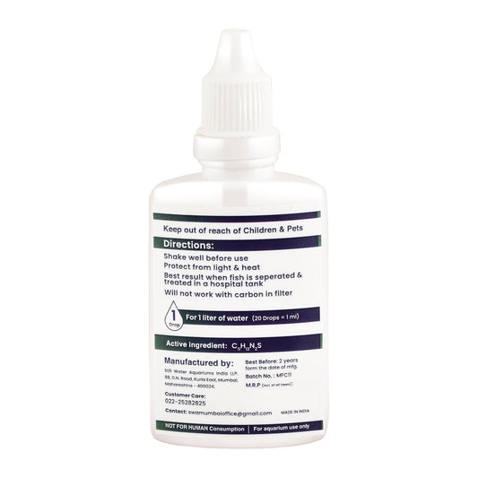 Misha No Worms 30ml | Internal Parasite & Deworming Treatment for Freshwater Aquarium Fish | Controls Internal Worms & Restores Fish Health