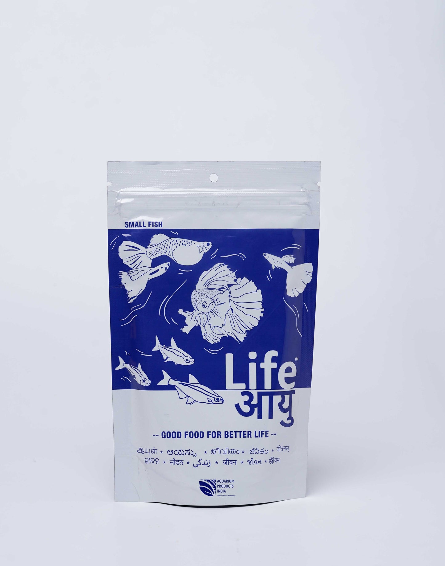 Life Aayuh Neutral Fish Feed 100g  + Long Life Bottle  FREE