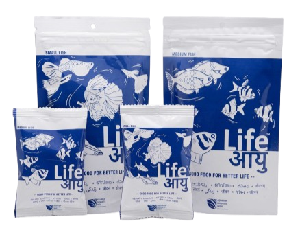 Life AAYU Neutral Fish Food – Ayurvedic Daily Diet for All Fish Sizes | For Newborn, Juvenile & Adult Fish