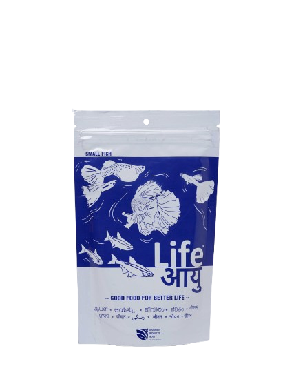 Life AAYU Neutral Fish Food – Ayurvedic Daily Diet for All Fish Sizes | For Newborn, Juvenile & Adult Fish