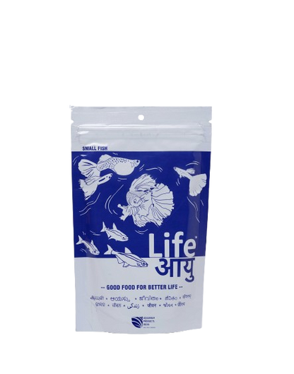 Life AAYU Neutral Fish Food – Ayurvedic Daily Diet for All Fish Sizes | For Newborn, Juvenile & Adult Fish