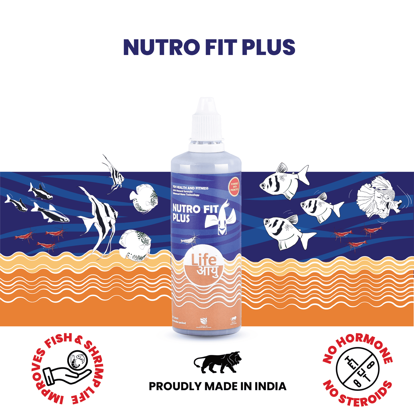 Life Aayu Nutro Fit Plus - Best Fish Food Supplement