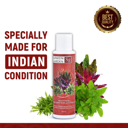 Sunken Garden Red – Fertilizer for Red Aquatic Plants. Bring Out the Bold. Feed the Red.