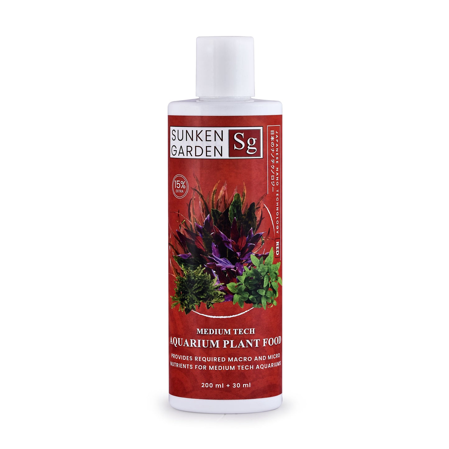 Sunken Garden Red – Fertilizer for Red Aquatic Plants. Bring Out the Bold. Feed the Red.