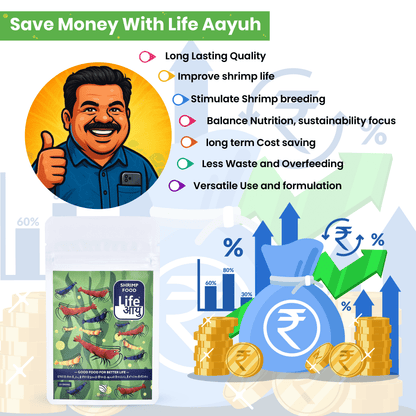 Life Aayu Shrimp Regular Food 15gm