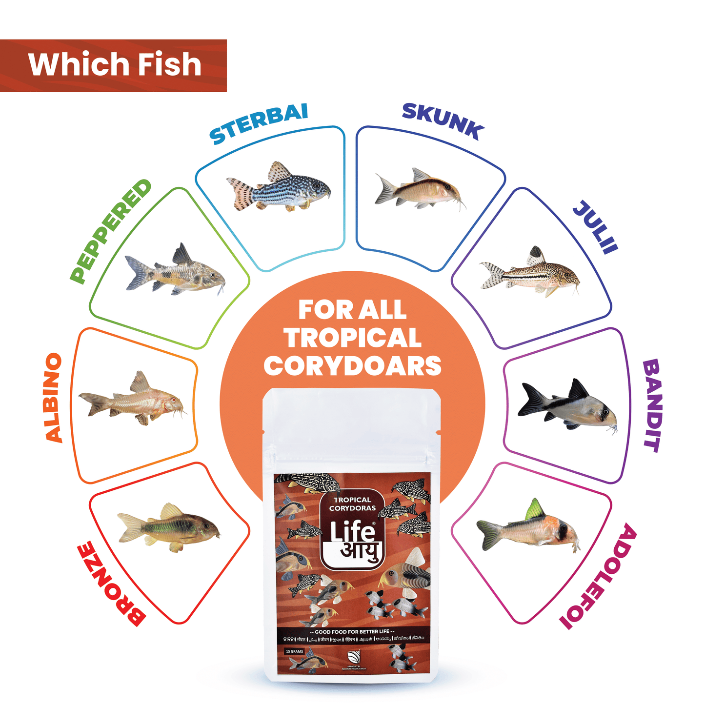 Life Aayu Tropical Corydoras Fish Food 15gm