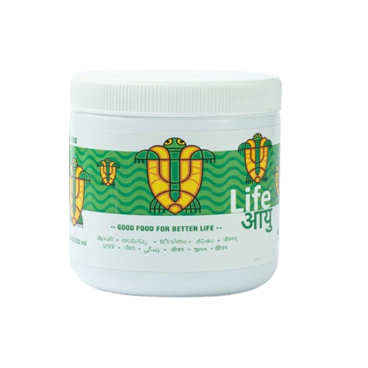 Life AAYU Adult Turtle Food – Spirulina & Calcium Enriched Ayurvedic Diet for Strong Shell, Gut Health & Digestion (100g)