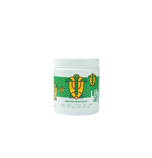 Life AAYU Adult Turtle Food – Spirulina & Calcium Enriched Ayurvedic Diet for Strong Shell, Gut Health & Digestion (100g)