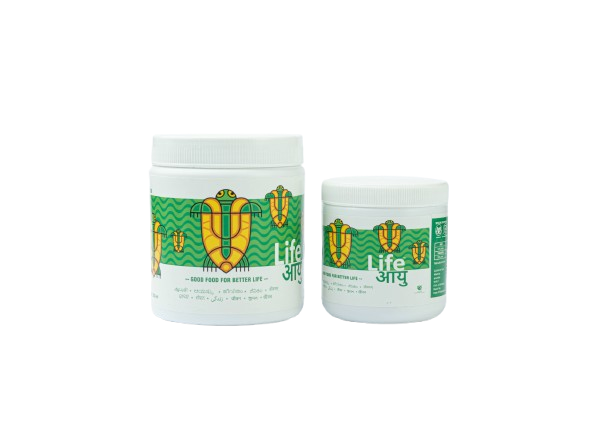 Life AAYU Adult Turtle Food – Spirulina & Calcium Enriched Ayurvedic Diet for Strong Shell, Gut Health & Digestion (100g)