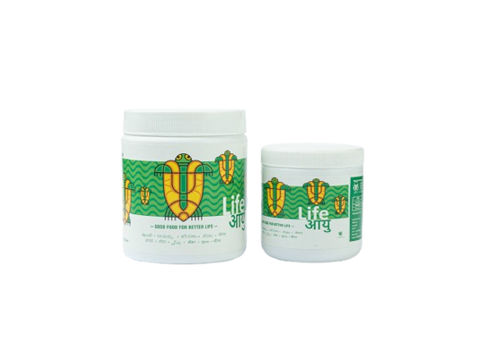 Life AAYU Adult Turtle Food – Spirulina & Calcium Enriched Ayurvedic Diet for Strong Shell, Gut Health & Digestion (100g)