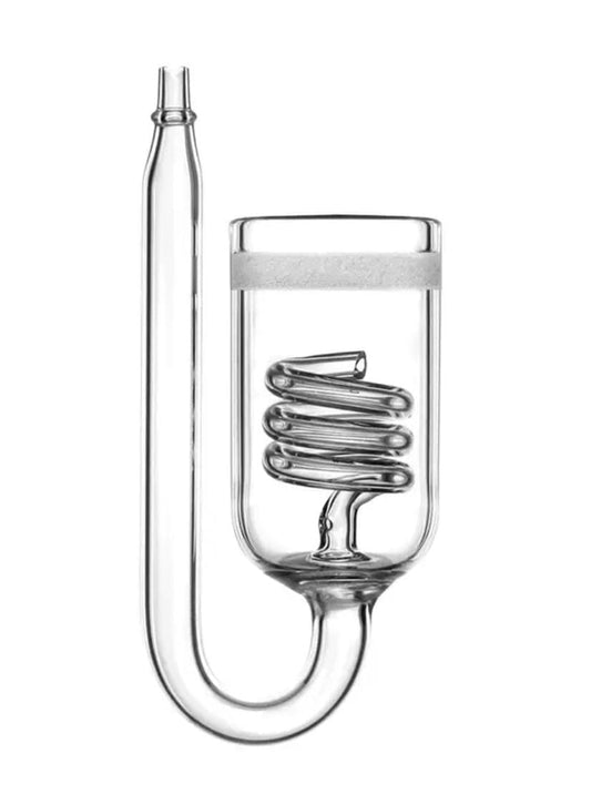 Seachem 3157 Spiral CO₂ Bubble Counting Diffuser 23mm | Glass CO₂ Diffuser with Built-In Spiral Bubble Counter for Efficient CO₂ Distribution in Planted Aquariums