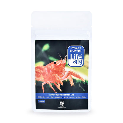 Life Aayu Dwarf Crayfish Orange Food | Breeding, Molting & Growth Booster | Handmade Ayurvedic Formula