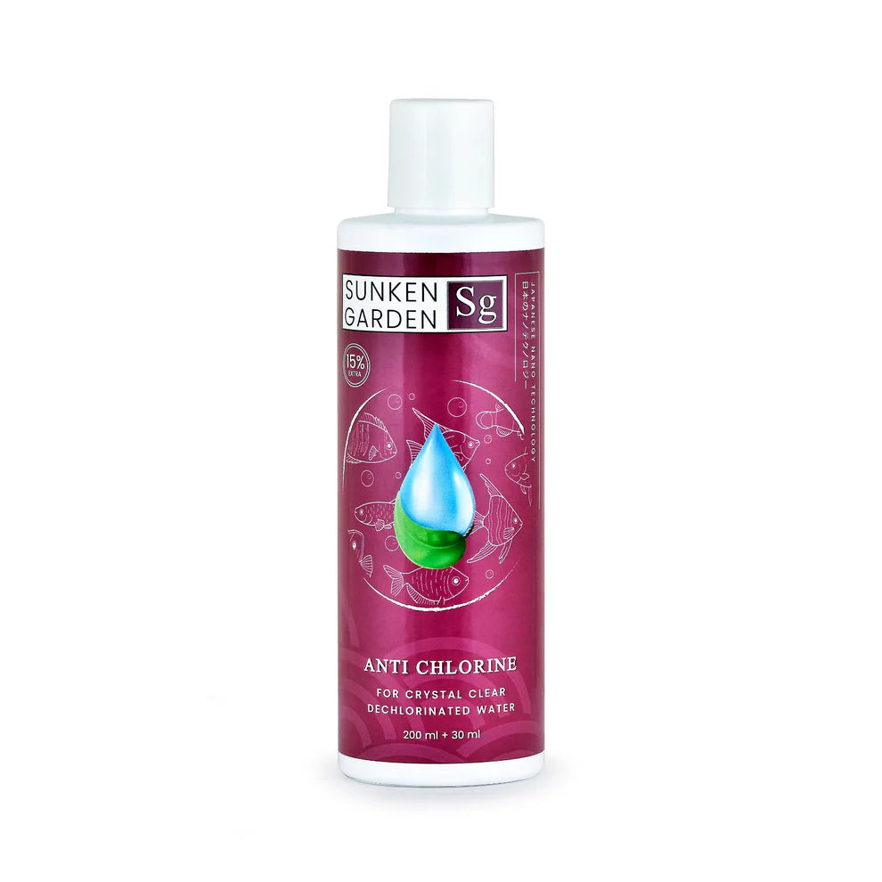 GSMAPI-SG-ANTICH-100-SK  Sunken Garden Anti Chlorine | Water Conditioner for Freshwater Aquariums (Starter Kit)