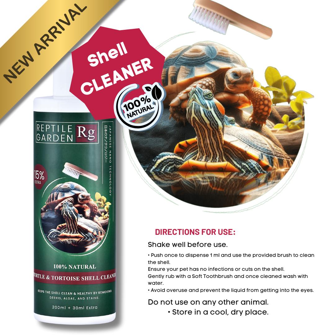 Shell Care Reptile Garden Turtle & Tortoise Shell Cleaner | Aloe Vera Infused Gen ...