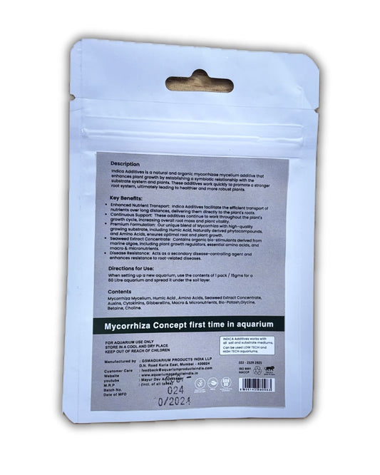 Indica Additive Aquarium Mycorrhiza – Plant Growth Booster for Aquariums (15g)