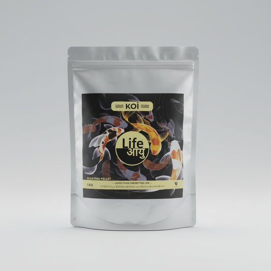 Life AAYU Koi Floating Pellets Fish Food for Growth & Colour 1Kg