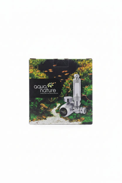 Precise CO₂ Control with Healthier Plant Growth using AQUANATURE Single Gauge Manual Regulator (Silver)