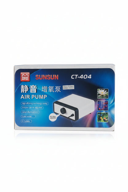 Stronger Oxygenation with Healthier Aquarium Water using SUNSUN CT-404 Air Pump