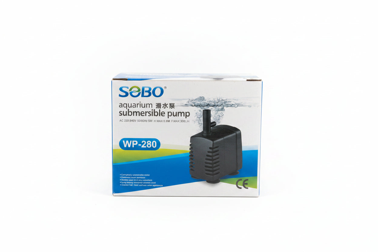 Efficient Water Flow and Enhanced Filtration Support using SOBO WP-280 Submersible Pump