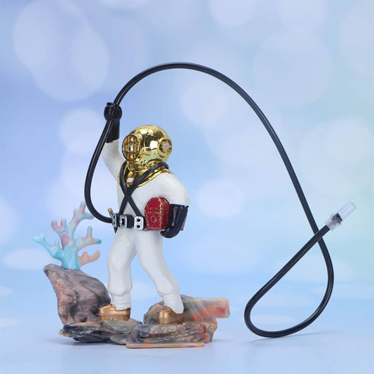 Sea Treasure Diver with Hose (White Colour )