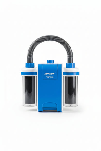 Crystal Clear Aquarium Water with Easy Maintenance Filtration using SUNSUN YBF-500
