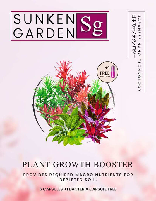 Sunken Garden Root Tabs(6+1) | Aquarium Root Fertilizer for Healthy Aquatic Plants, Strong Roots & Vibrant Growth