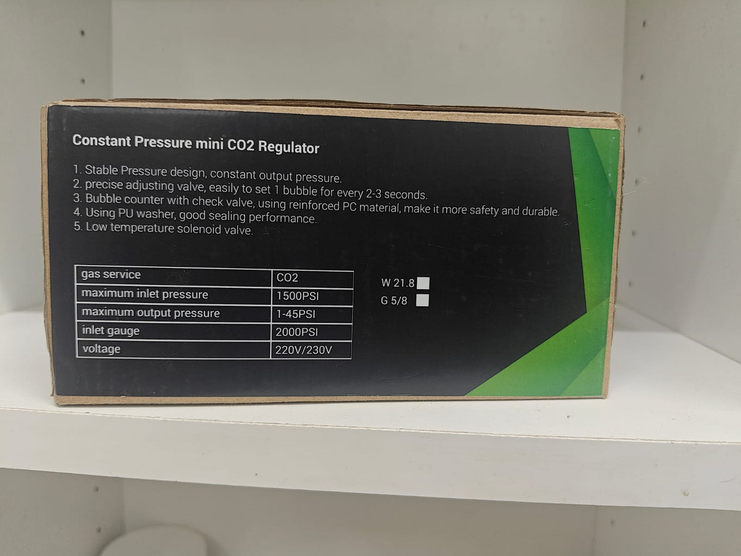 Controlled CO₂ Injection for Vibrant Aquascapes – AQUANATURE CO2 Regulator Single Gauge + 2 Bubble Counters
