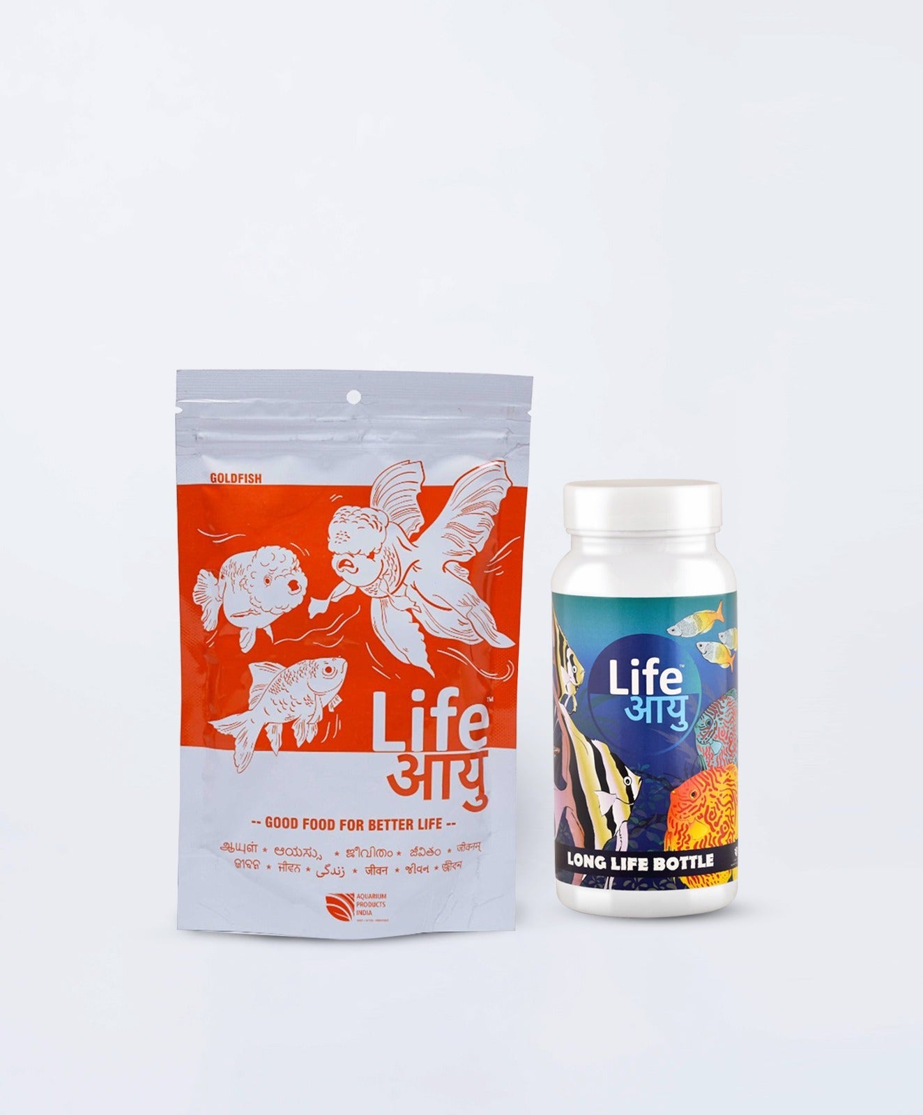 Life Aayuh Goldfish Feed 100g + Long Life Bottle FREE